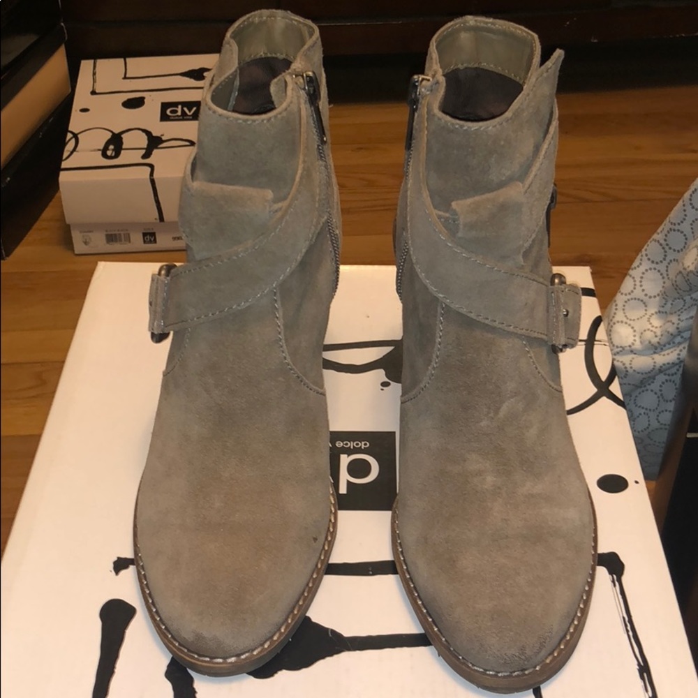 Suede Ankle Bootie